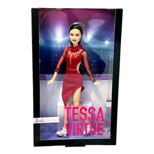 Tessa Virtue Fashion Doll Skater Signature Barbie Mattel Olympics Skating New
